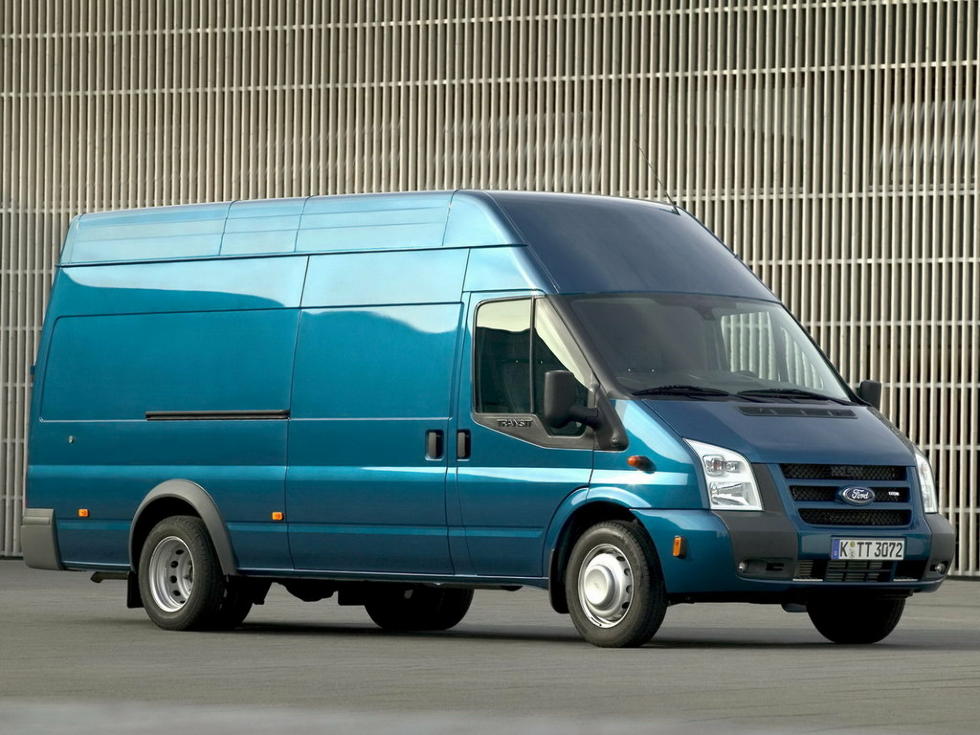 Коврики текстильные "Стандарт" для Ford Transit VI (грузовик) 2006 - 2014, черные, 3шт.