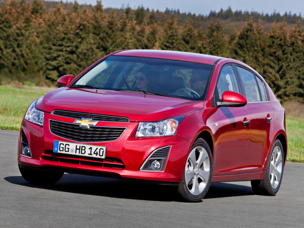 Коврики текстильные "Комфорт" для Chevrolet Cruze I (хэтчбек 5 дв / J305) 2012 - 2015, черные, 5шт.