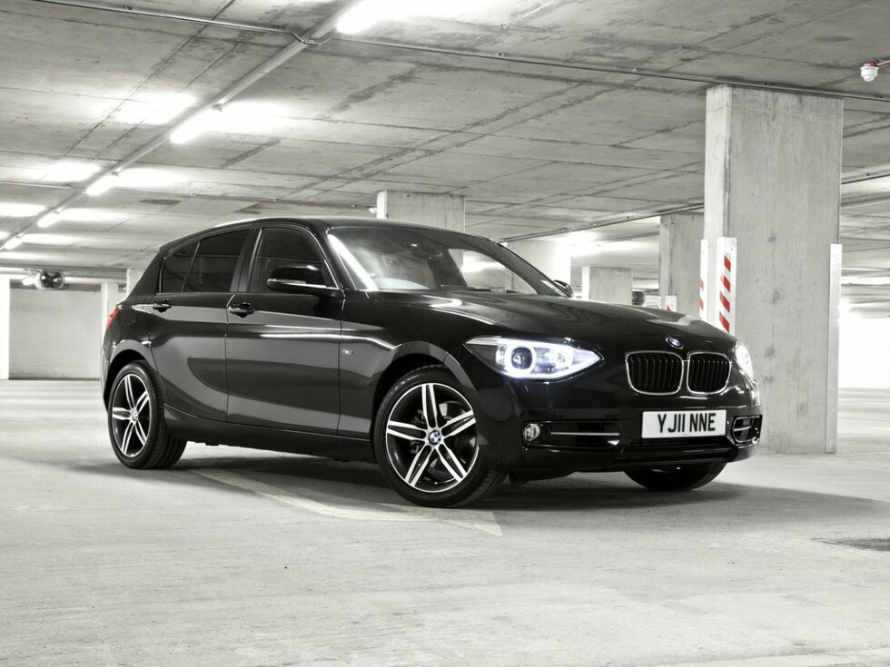 Коврики ЭВА "EVA ромб" для BMW 1-Series II (хэтчбек 5 дв / F20) 2011 - 2015, черные, 4шт.